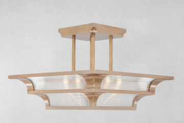 PETITOT IX - Handmade brass pendant lamp by Patinas Lighting - view 3